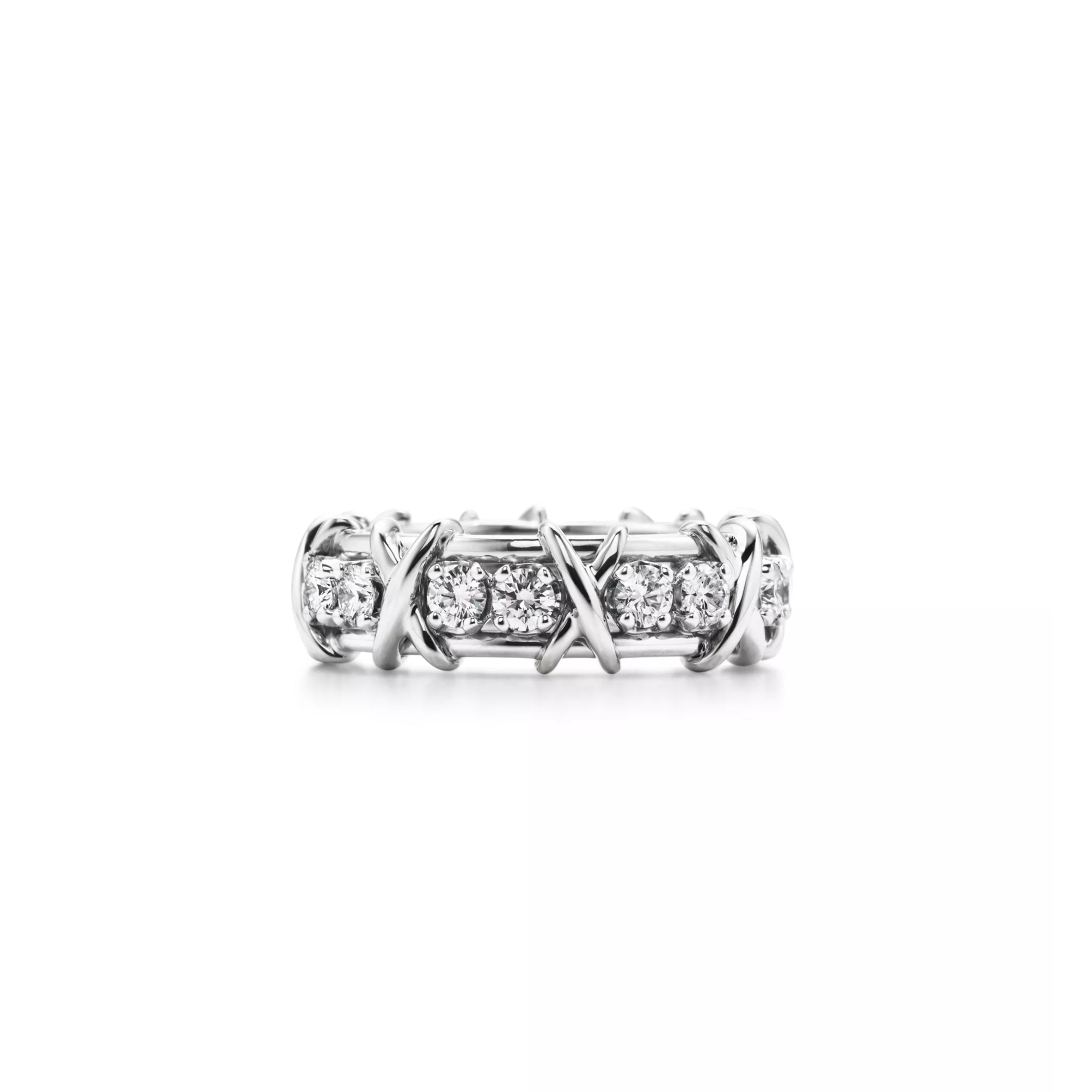 TIFFANY SIXTEEN STONE BY TIFFANY RING IN PLATINUM WITH DIAMONDS 19186555